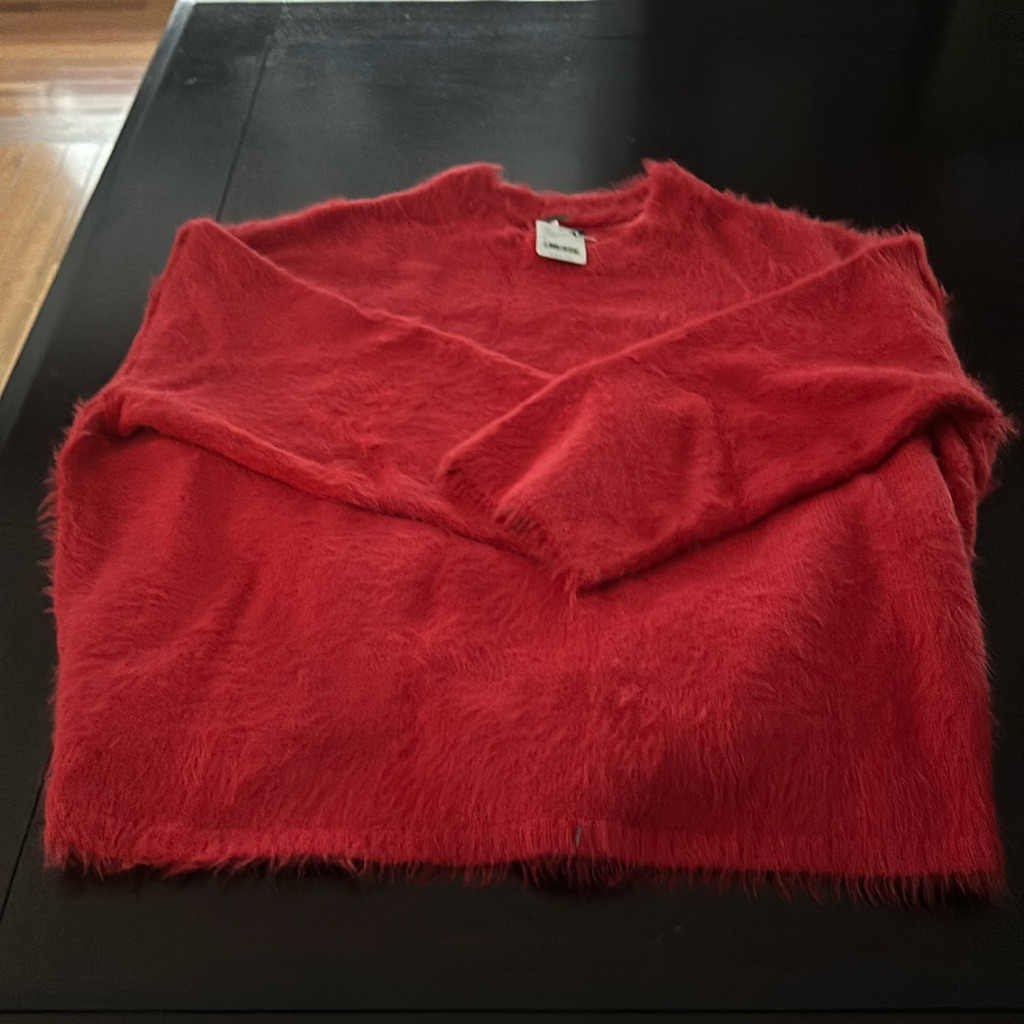 Free People Nwt Red Large Sweater